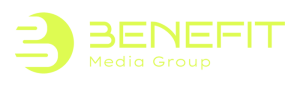 Benefit media group logo with transparent background