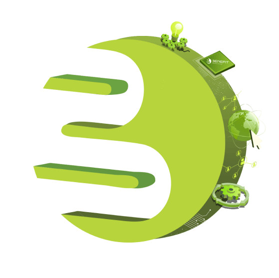 Benefit tech masters illustration logo